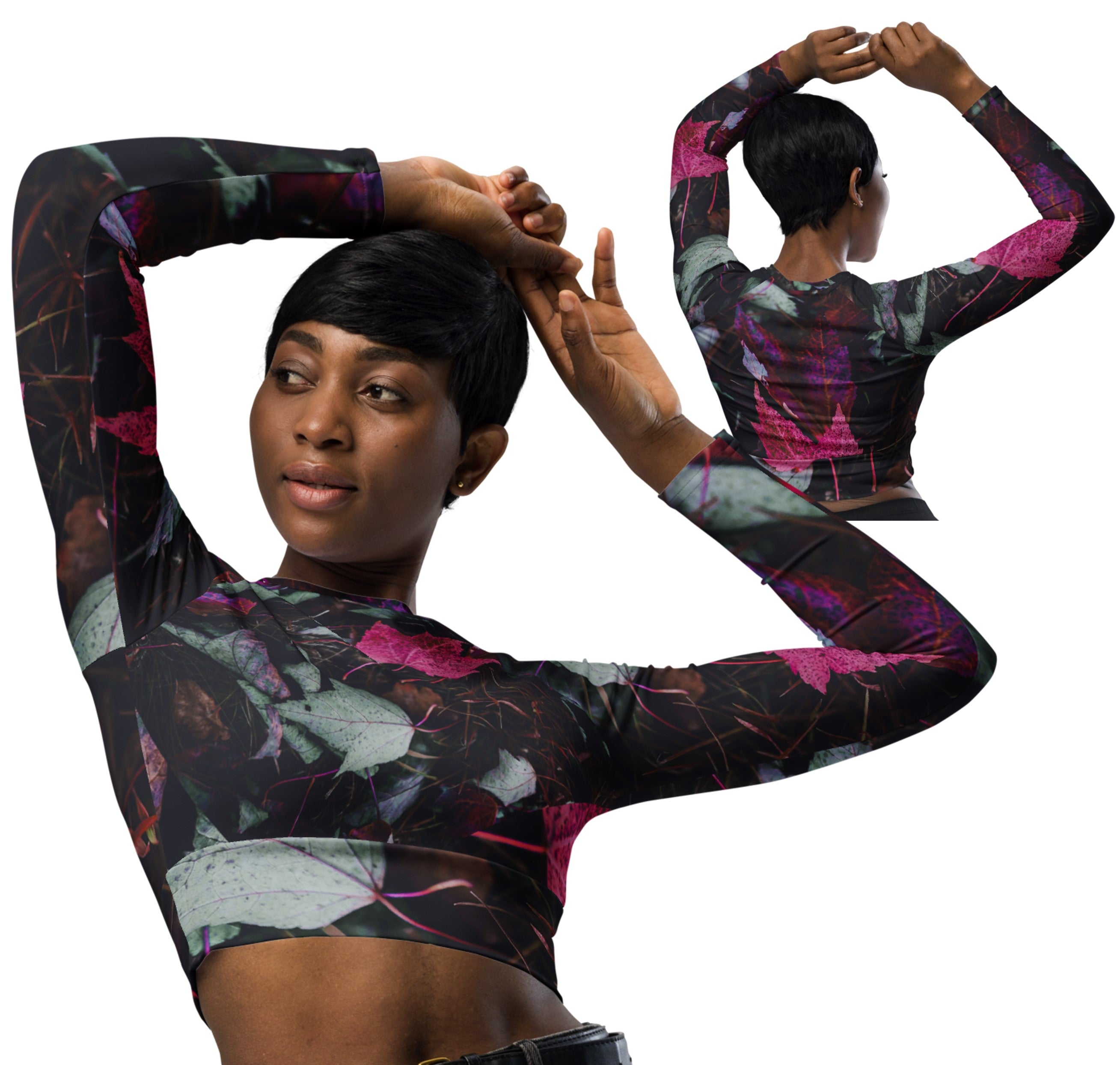 long-sleeved-workout-cropped-top-activewear-gym-clothing-fall-colors-purplepink-wickedyo1